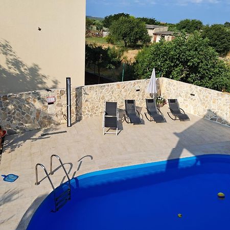 Iva Apartman Sa Bazenom Donji Zemunik Extérieur photo
